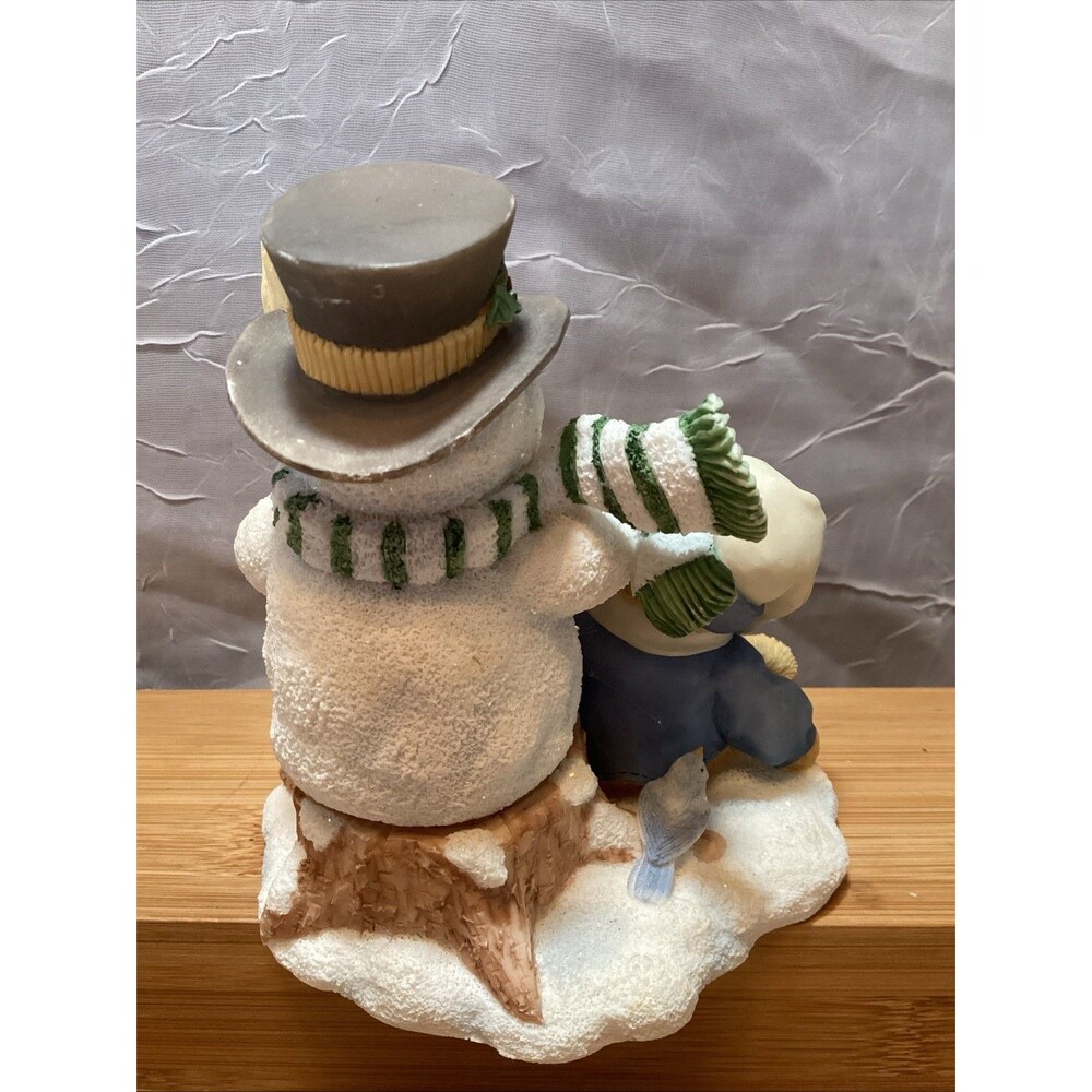 Cherished Teddies Mitch Christmas Figurine “Friendship Never Melts Away” Vintage - Picture 3 of 10